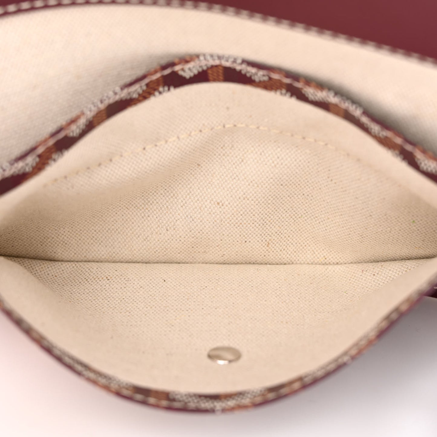 Goyardine Boheme Hobo Burgundy