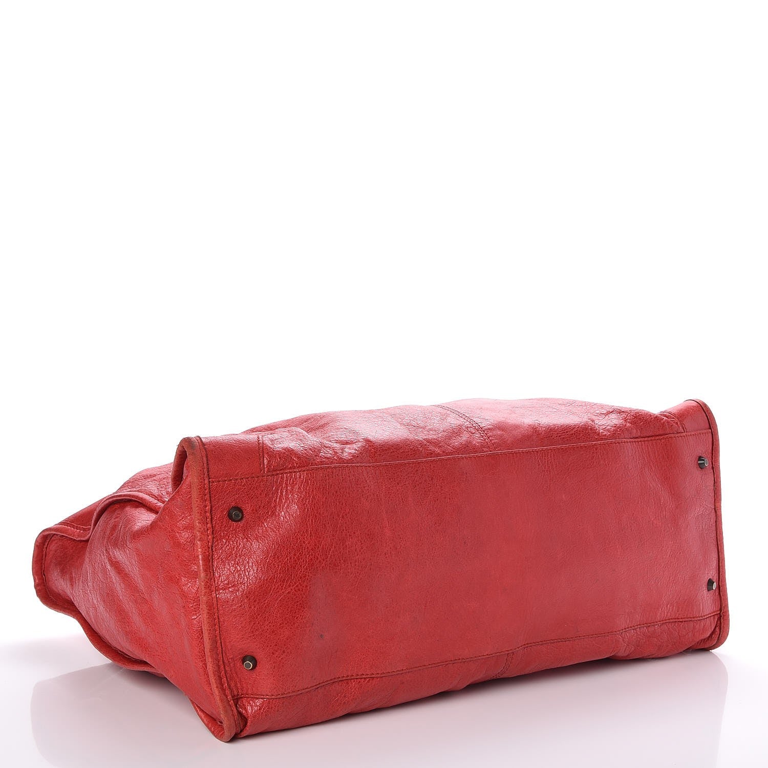 Balenciaga Agneau Classic Hardware Weekender Coquelicot 4 of 11