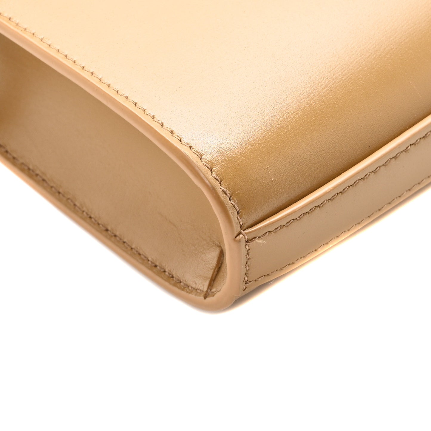 Smooth Calfskin Mini Manhattan Shoulder Bag Tabac Brown