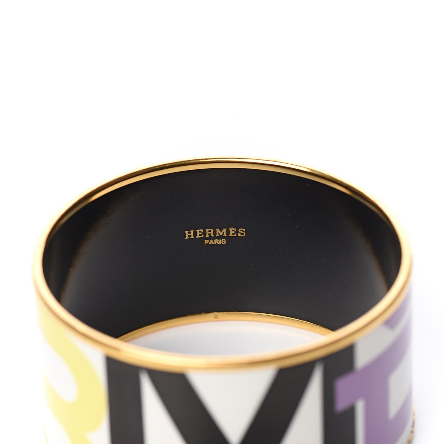 Enamel Printed Extra Wide Capitales Bracelet 70