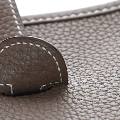 Hermes Taurillon Clemence Evelyne III PM Etoupe 7 of 10