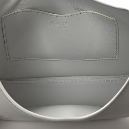 Versace Calfskin Small Greca Goddess Hobo White 5 of 10