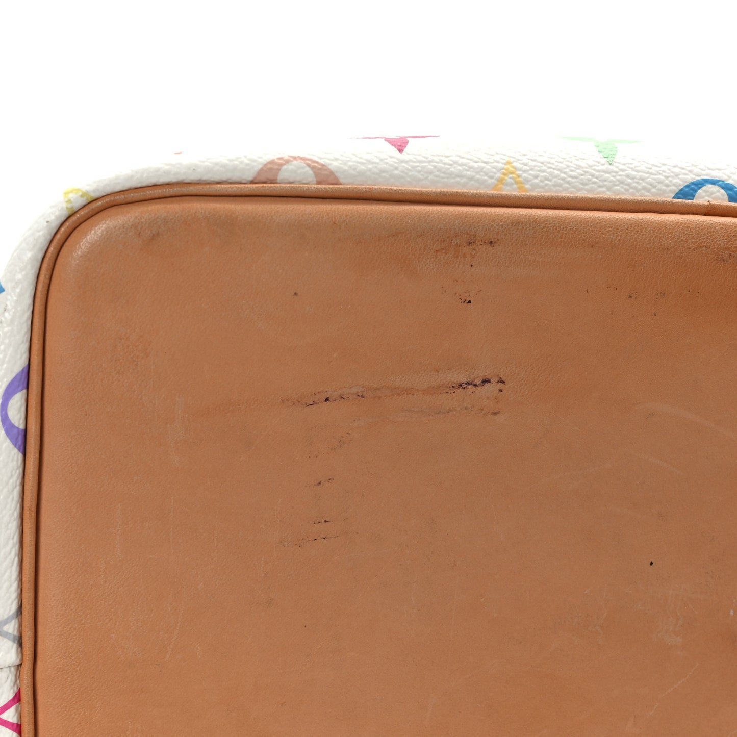Monogram Multicolor Petit Noe White