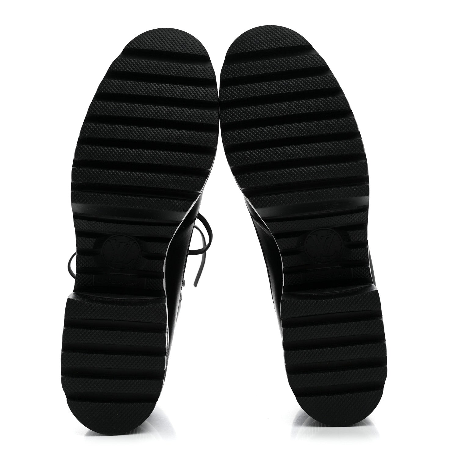 Louis Vuitton Canvas Laureate Platform Desert Boots 41 Black 5 of 8