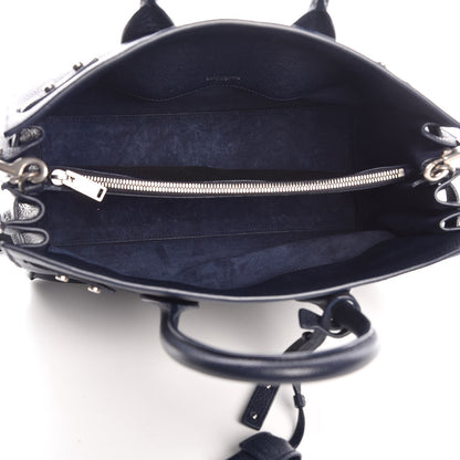 Saint Laurent Grained Calfskin Small Supple Sac De Jour Navy 5 of 12