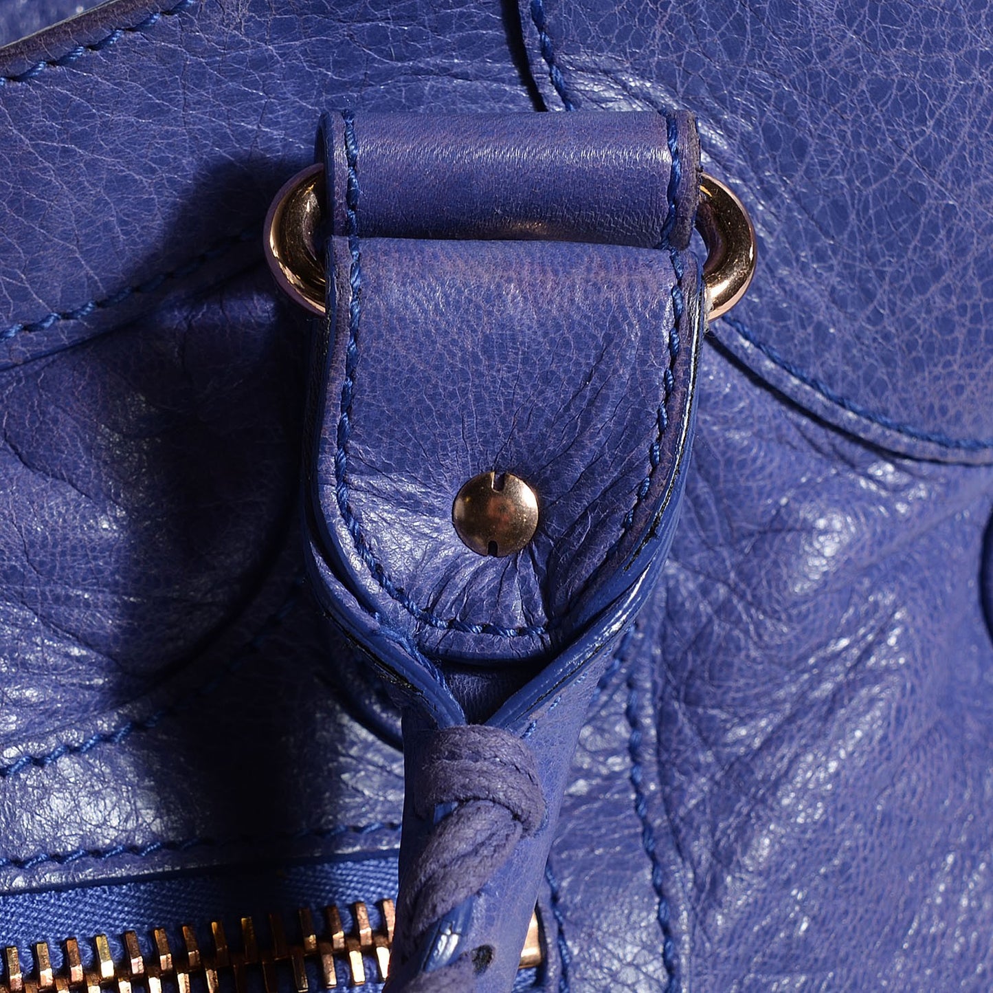 Agneau Giant 21 Rose Gold Hardware Velo Bleu Lavande