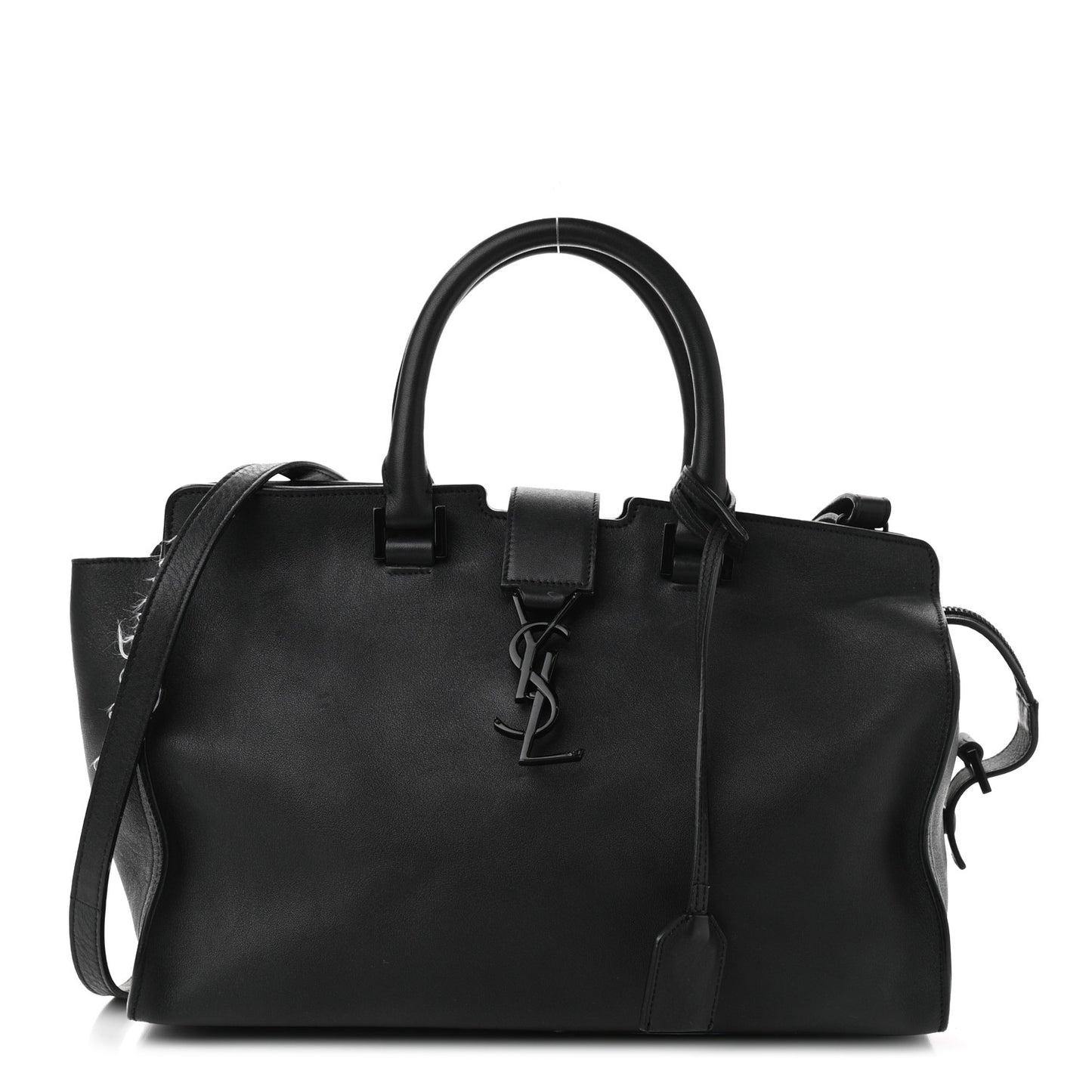 Calfskin Small Monogram Cabas Black