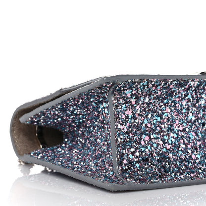 Jimmy Choo Coarse Glitter Mini Finley Shoulder Bag Bubblegum Mix 9 of 10