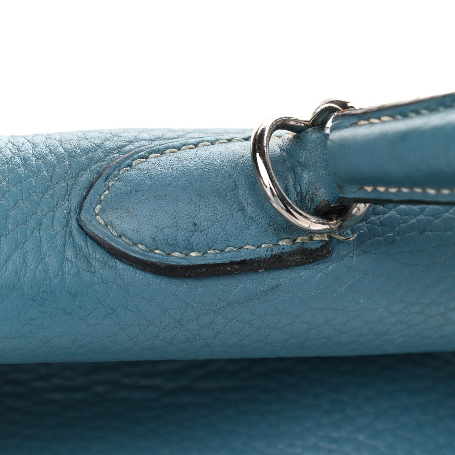 Hermes Taurillon Clemence Kelly Retourne 35 Blue Jean 18 of 23