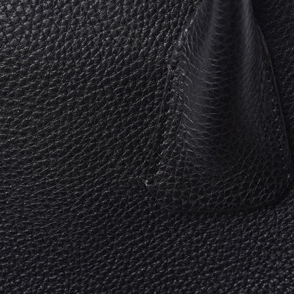 Burberry London Grainy Calfskin Small Greenwood Bowling Bag Black 8 of 9