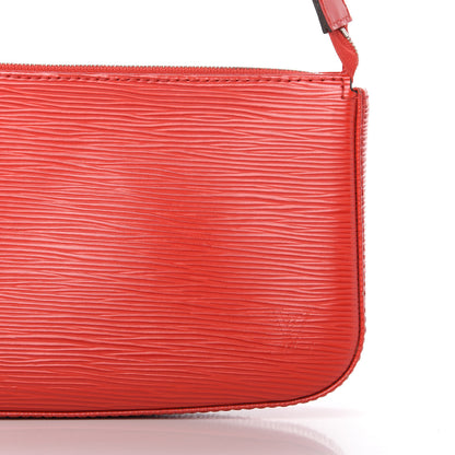 Louis Vuitton Epi Pochette Accessories NM Coquelicot 9 of 10