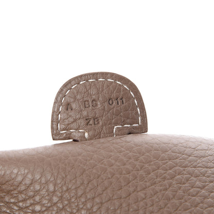 Hermes Taurillon Clemence Evelyne III PM Etoupe 7 of 8