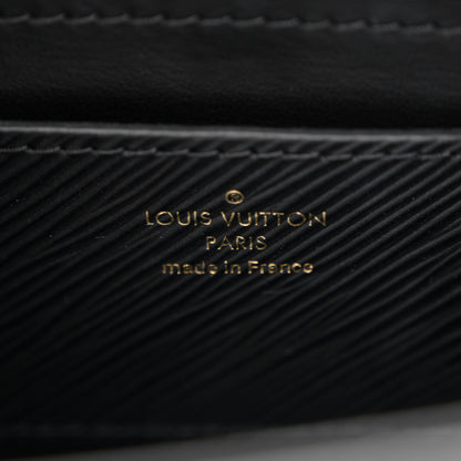 Louis Vuitton Epi Twist Braided Strap Shoulder Bag MM Black 7 of 12