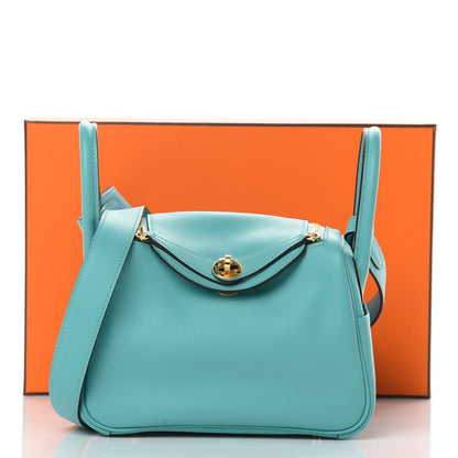 Hermes Swift Mini Lindy 20 Bleu Atoll 11 of 11