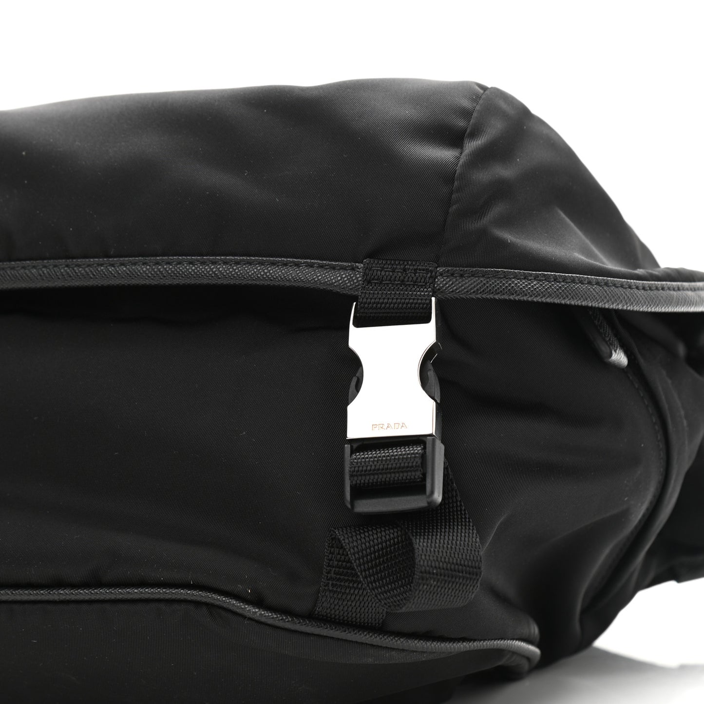 Nylon Tessuto Montagna Messenger Bag Black