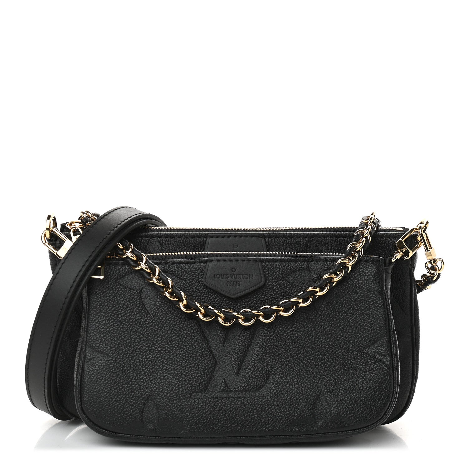 Louis Vuitton Empreinte Monogram Giant Multi Pochette Accessories Black 1 of 10
