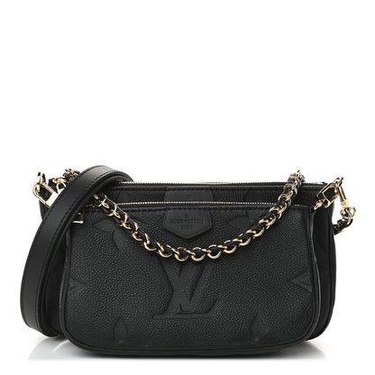 Louis Vuitton Empreinte Monogram Giant Multi Pochette Accessories Black 1 of 10