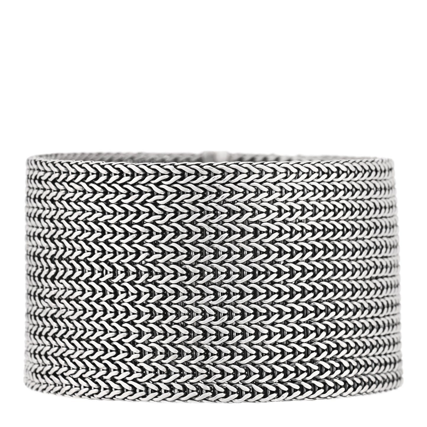 Sterling Silver 36mm Rata Chain Bracelet