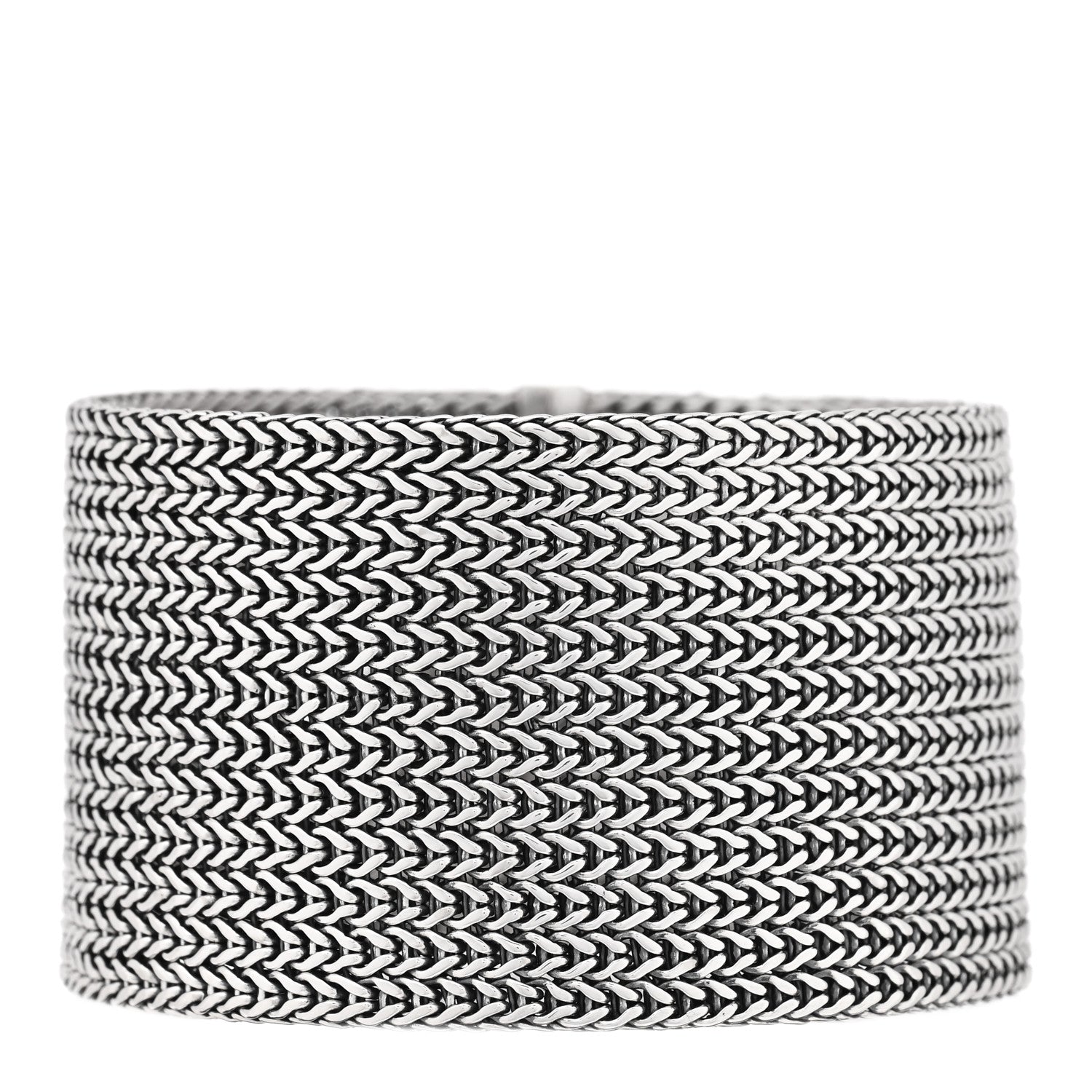 John Hardy Sterling Silver 36mm Rata Chain Bracelet 1 of 3
