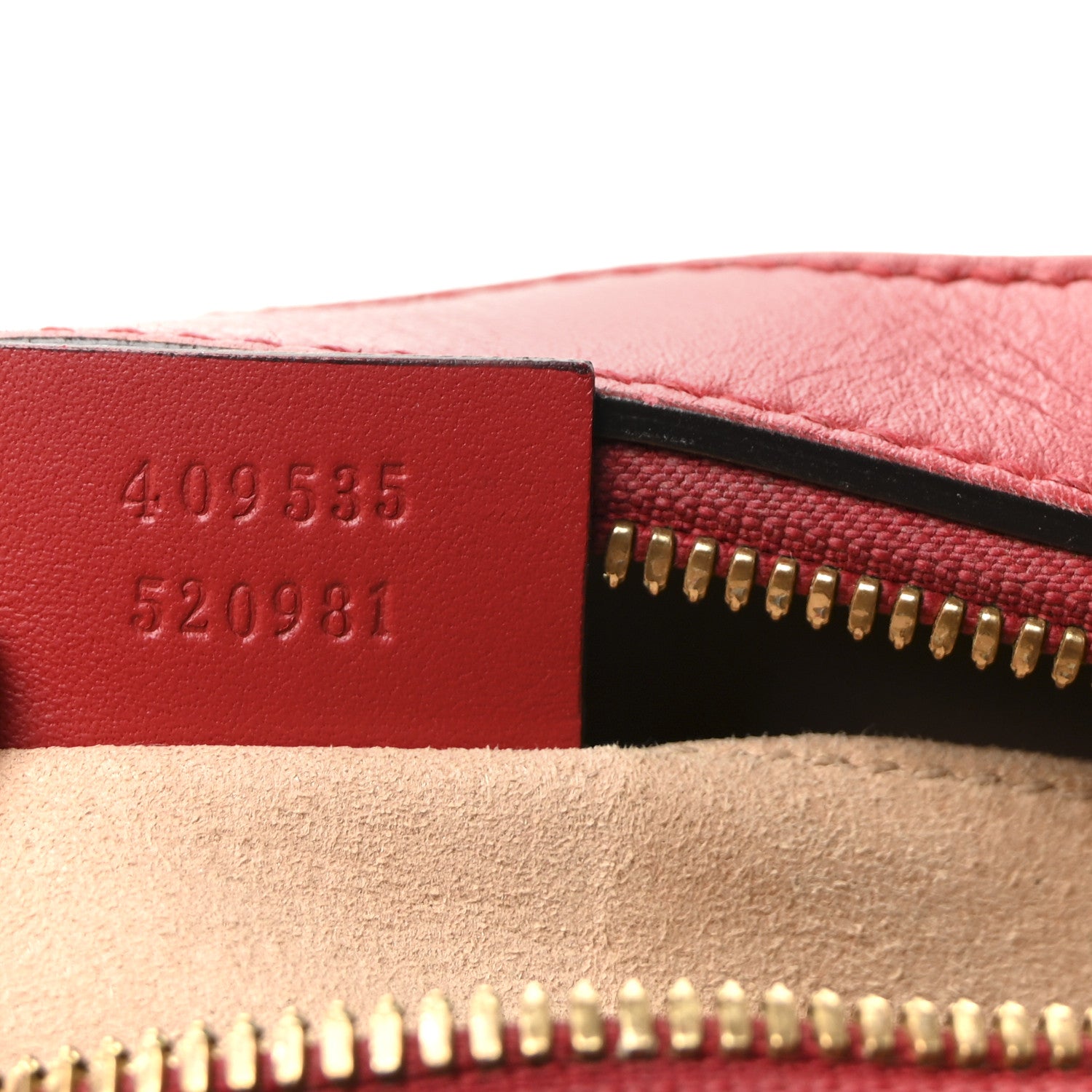 Gucci GG Supreme Monogram Kingsnake Heart Embroidered Mini Chain Shoulder Bag Beige Hibiscus Red 7 of 10