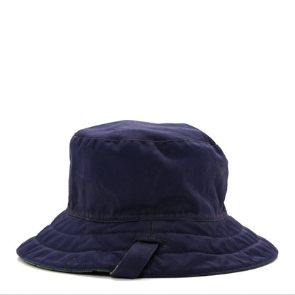 Gucci Monogram Multicolor Reversible Self-Tie Bucket Hat S Green Blue 9 of 16