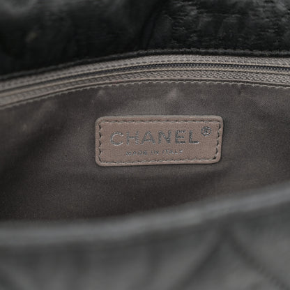 Chanel Coated Canvas Quilted Le Marais Flap Black 6 of 11