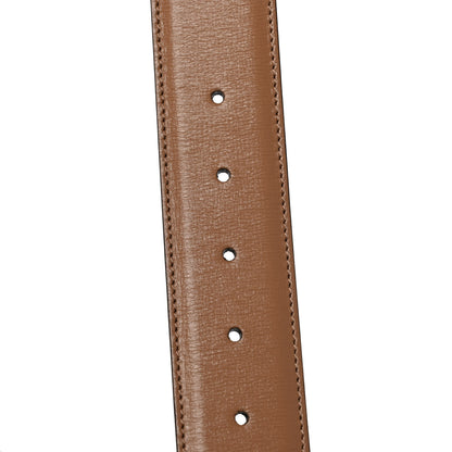 Gucci Azalea Calfskin Enamel Monochrome Double G 40mm Belt 95 38 Camelia 4 of 4