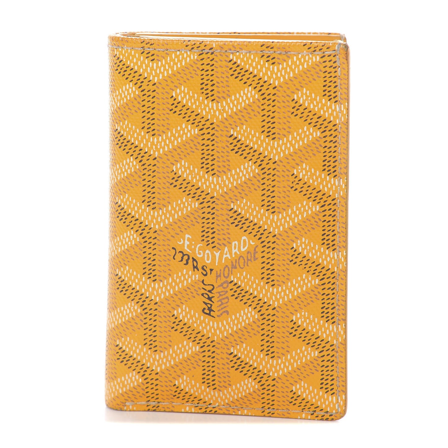 Goyardine Saint Pierre Card Holder Yellow