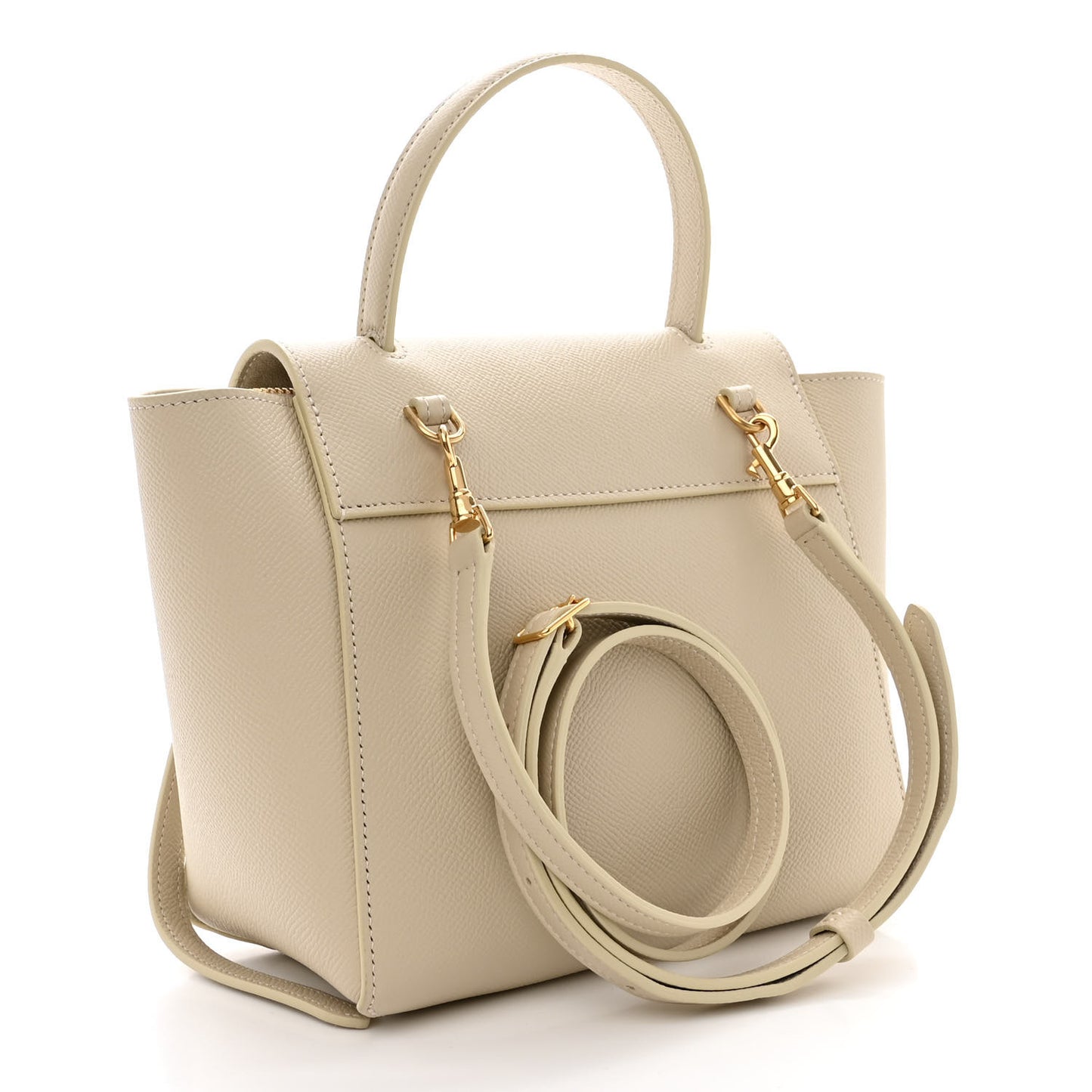 Grained Calfskin Nano Belt Bag Linen