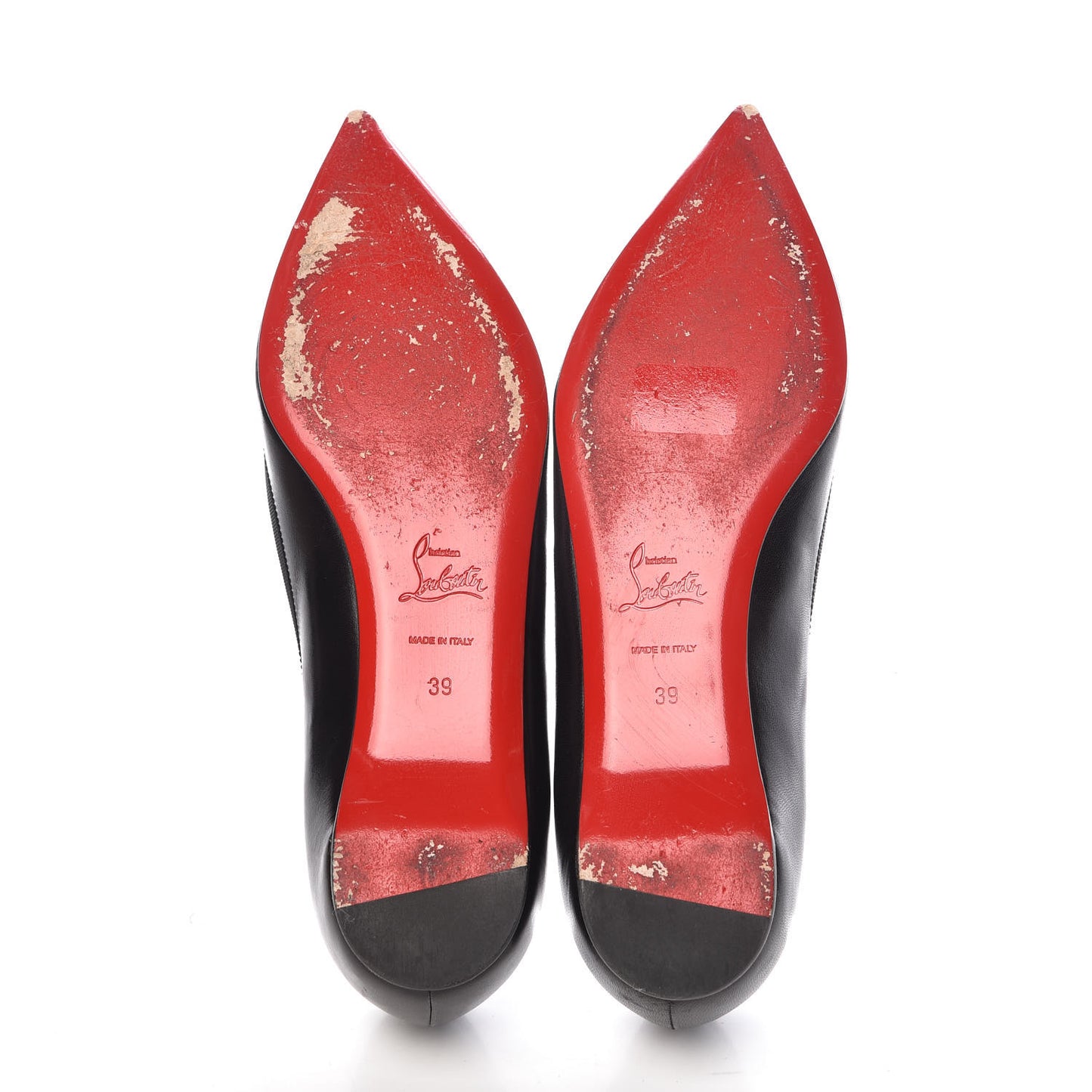 Shiny Nappa Solasofia Flats 39 Black