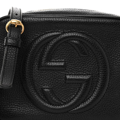 Gucci Pebbled Calfskin Small Soho Disco Bag Black 8 of 11