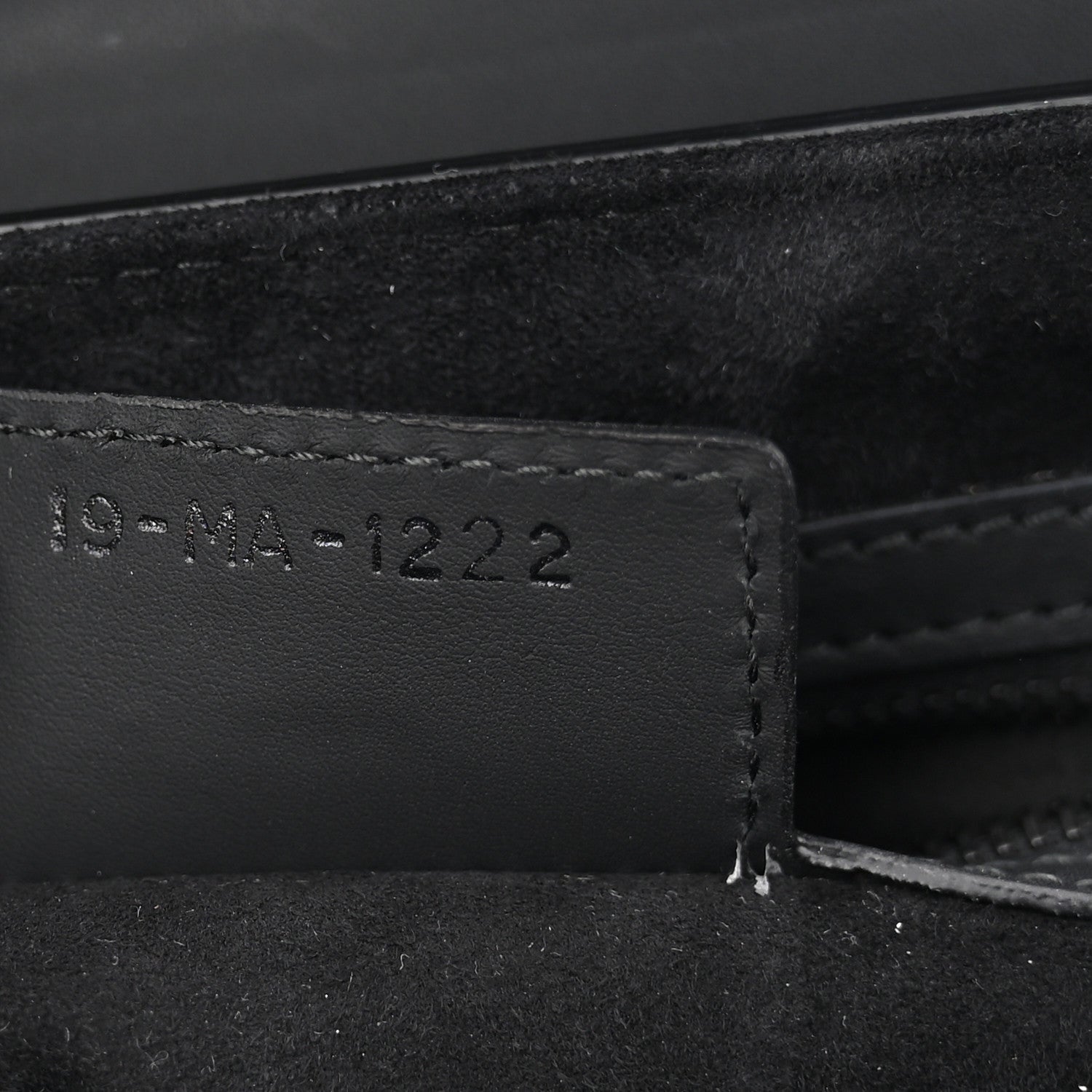 Christian Dior Ultra Matte Saddle Bag With Strap Black 7 of 10