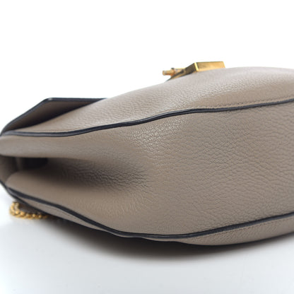 Chloe Grained Lambskin Drew Shoulder Bag Motty Grey 7 of 14