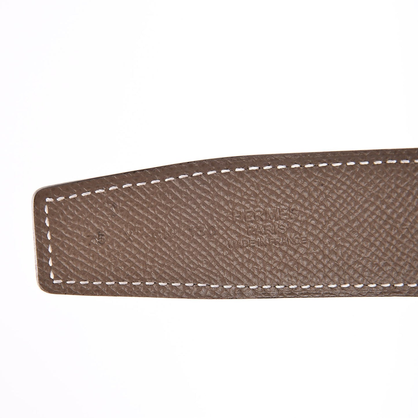 Swift Togo 32mm Guilloche H Belt 75 Black Etoupe