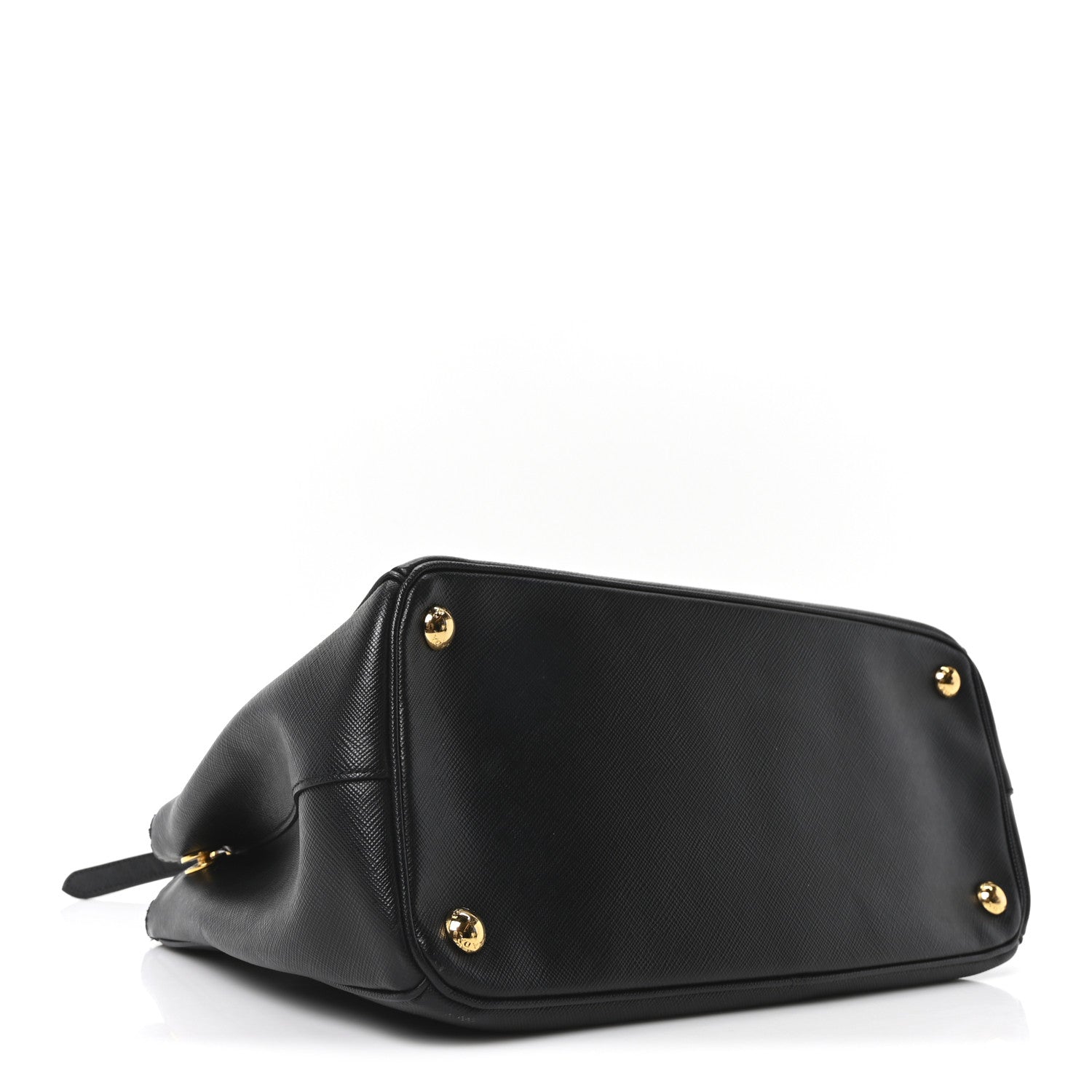 Prada Saffiano Small Galleria Double Zip Tote Black 4 of 9