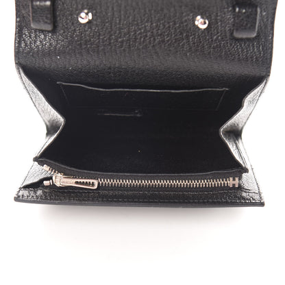 Hermes Chevre Chamkila Mini Cinhetic Wallet Black 4 of 13
