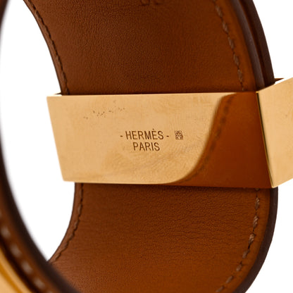 Hermes Barenia Collier de Chien CDC Bracelet S Fauve 4 of 6