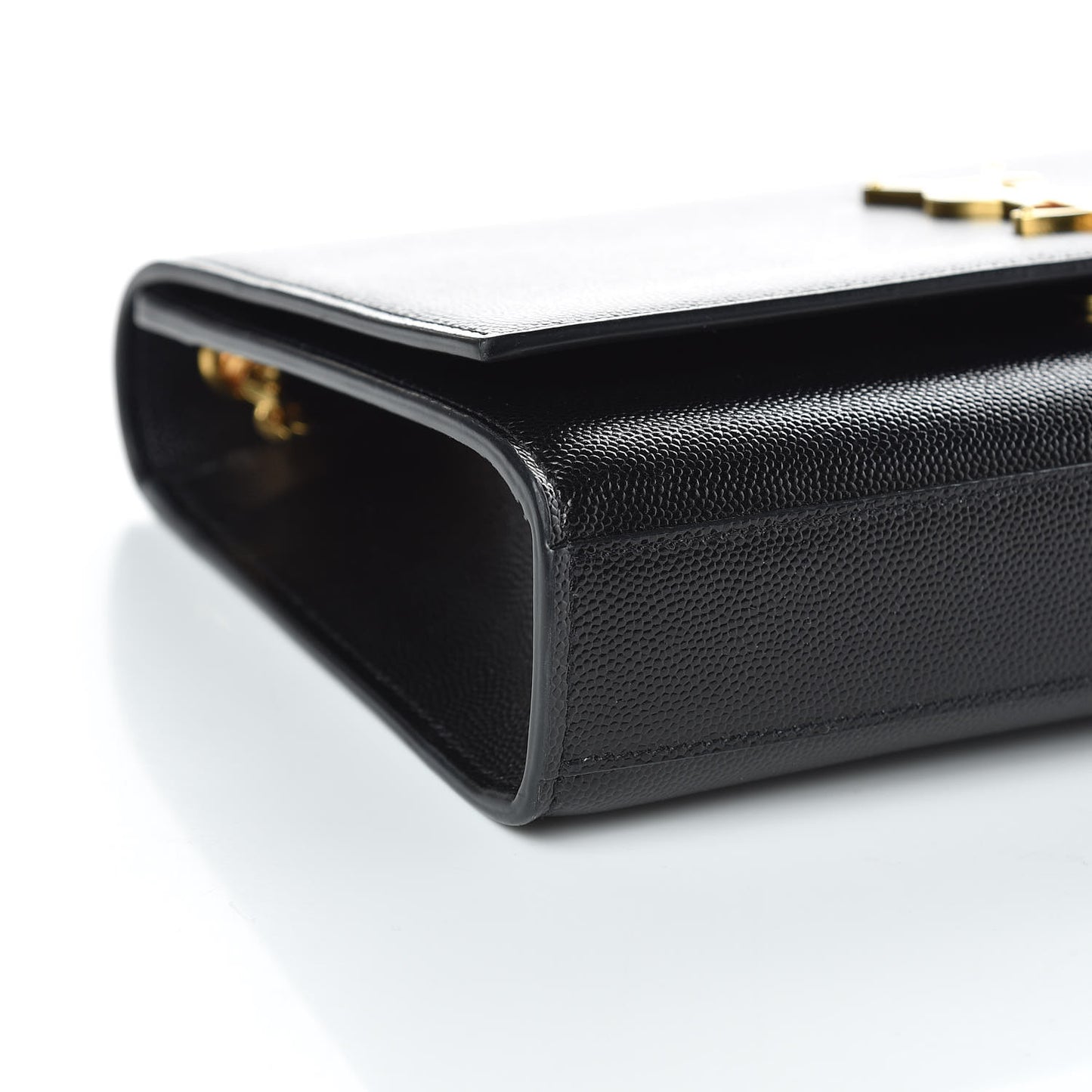Grain De Poudre Medium Classic Monogram Kate Satchel Black