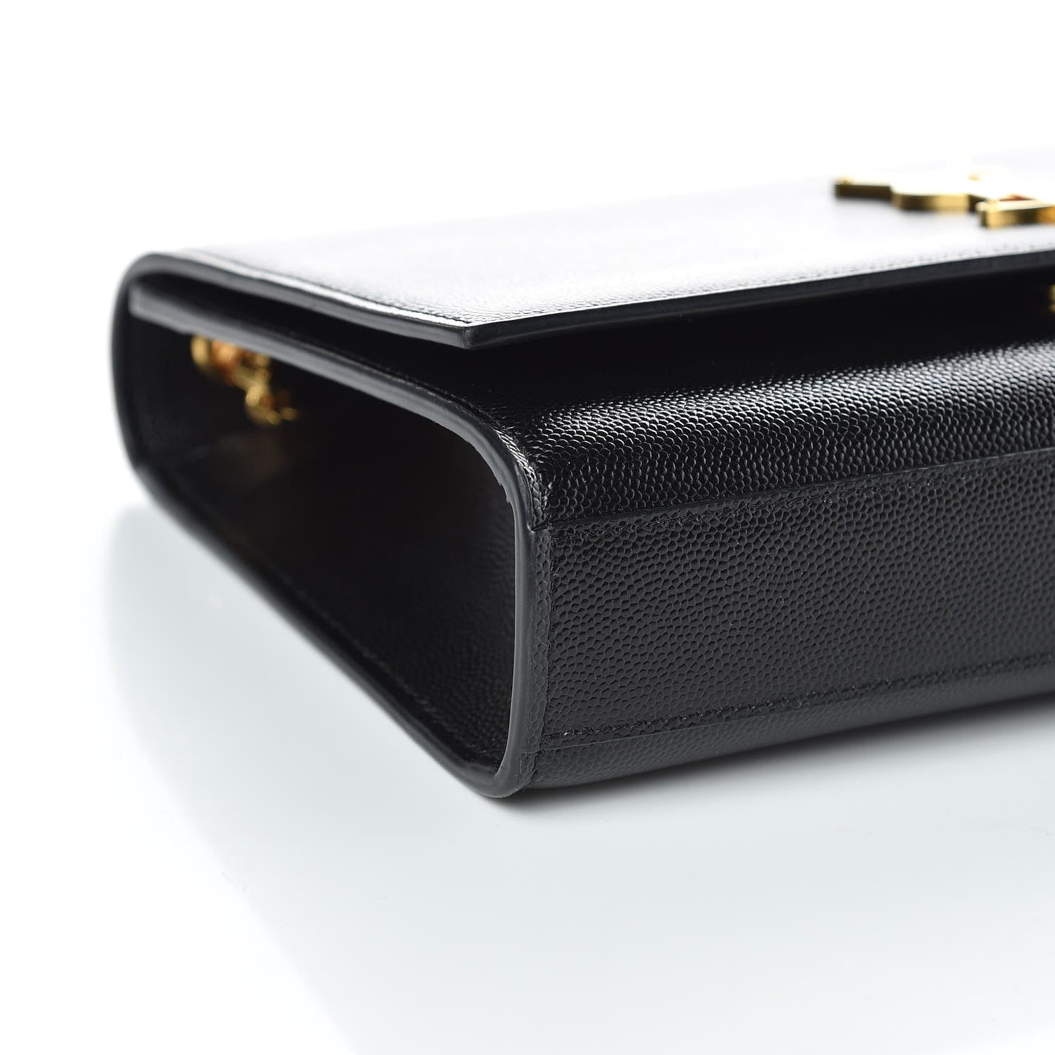 Saint Laurent Grain De Poudre Medium Classic Monogram Kate Satchel Black 9 of 10
