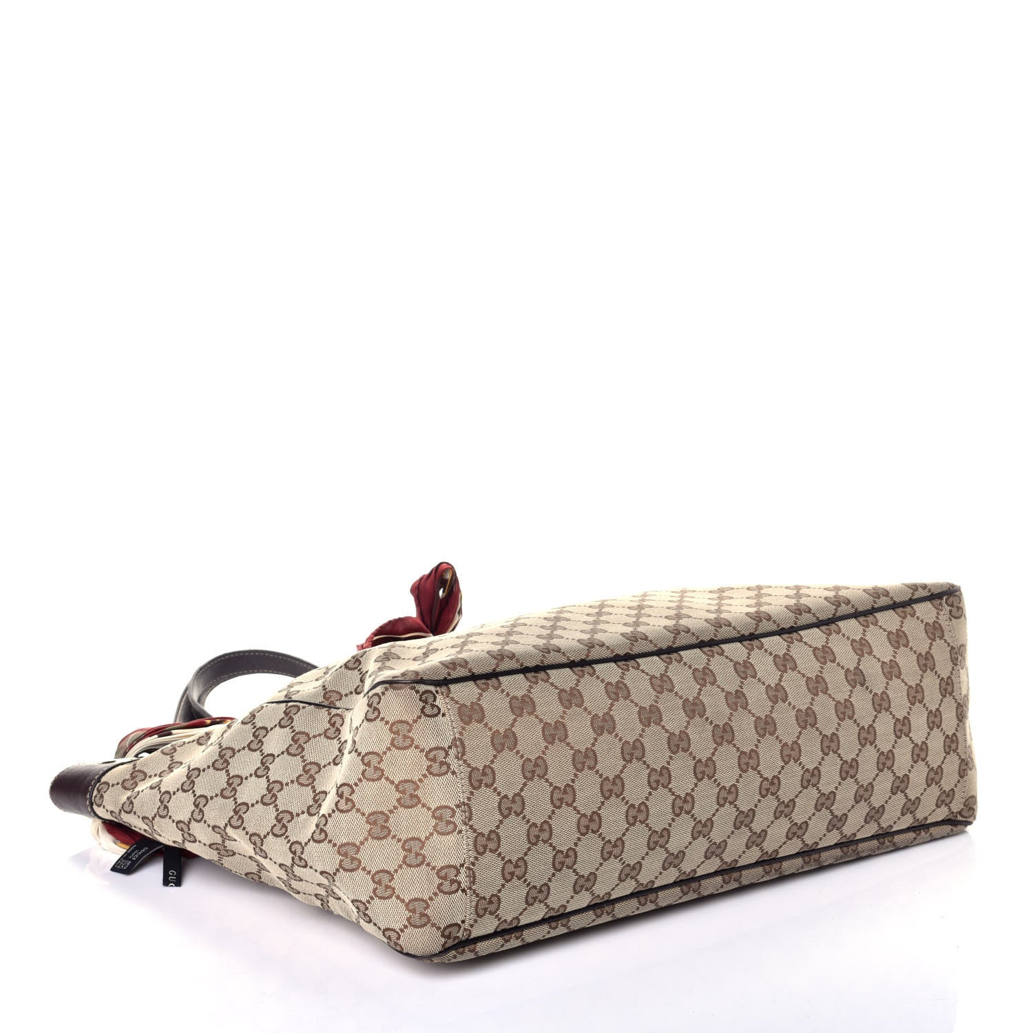 Gucci Monogram Large Positano Tote Brown 4 of 9