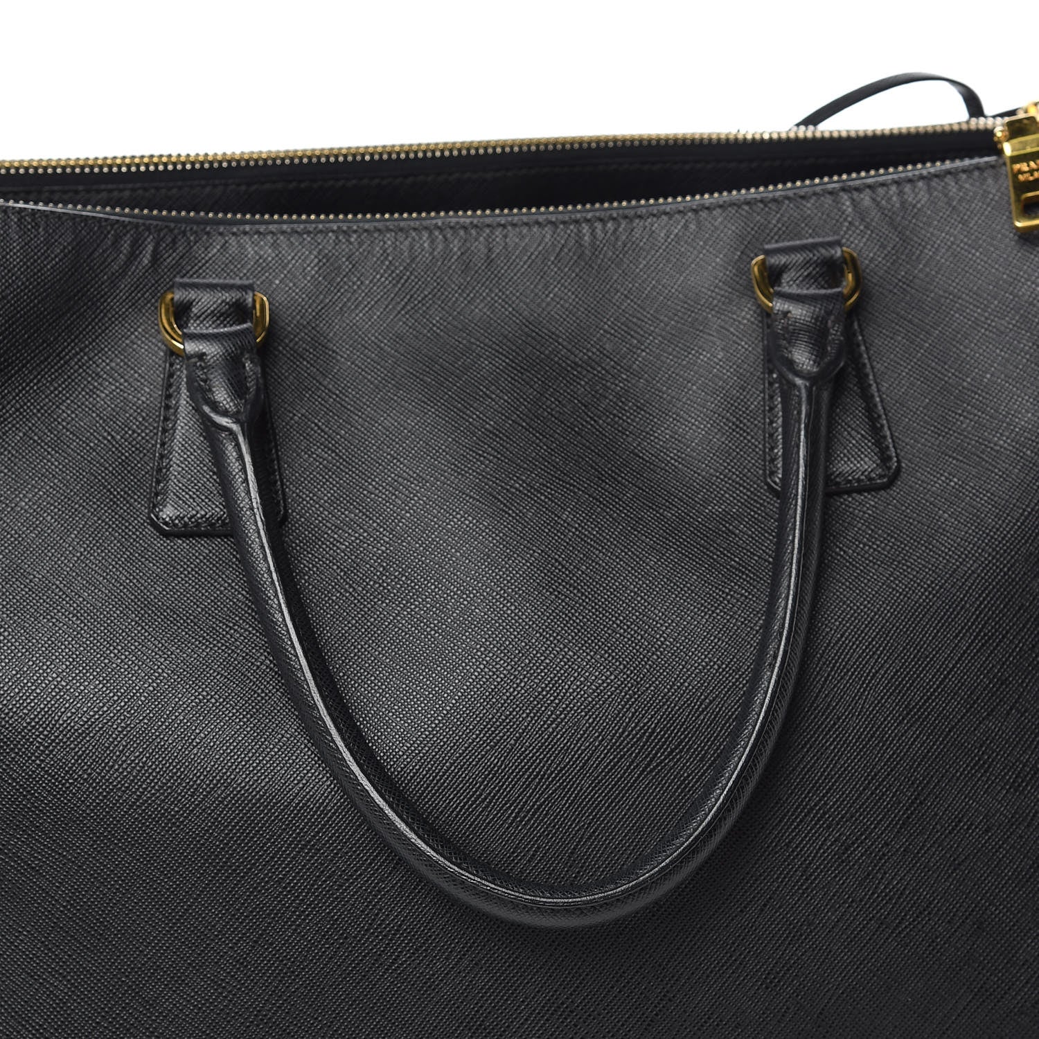 Prada Saffiano Lux Extra Large Galleria Double Zip Tote Black 15 of 19