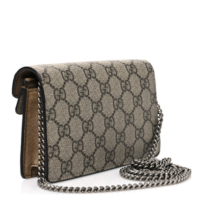 Gucci GG Supreme Monogram Super Mini Dionysus Shoulder Bag Taupe 3 of 10
