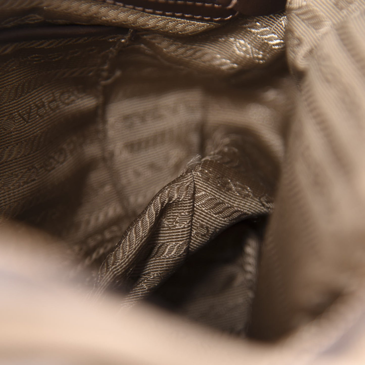 Jacquard Logo Tote Corda Bruciato