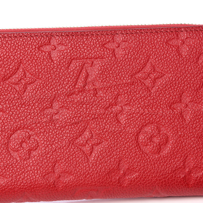 Louis Vuitton Empreinte Zippy Wallet Scarlet 9 of 11