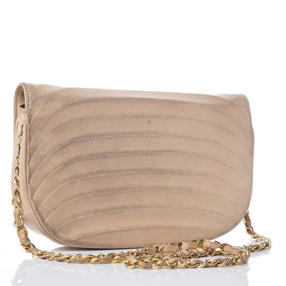 Chanel Lambskin Quilted Small Single Flap Beige 3 of 17