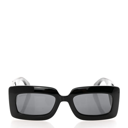Gucci Acetate Rectangular Sunglasses GG0811S Black 2 of 8