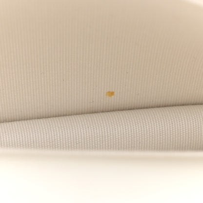 Chanel Calfskin Quilted Maxi Pearls Clutch With Chain White 14 of 14