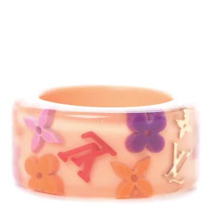 Louis Vuitton Resin Farandole Ring Large 8 Beige 3 of 5