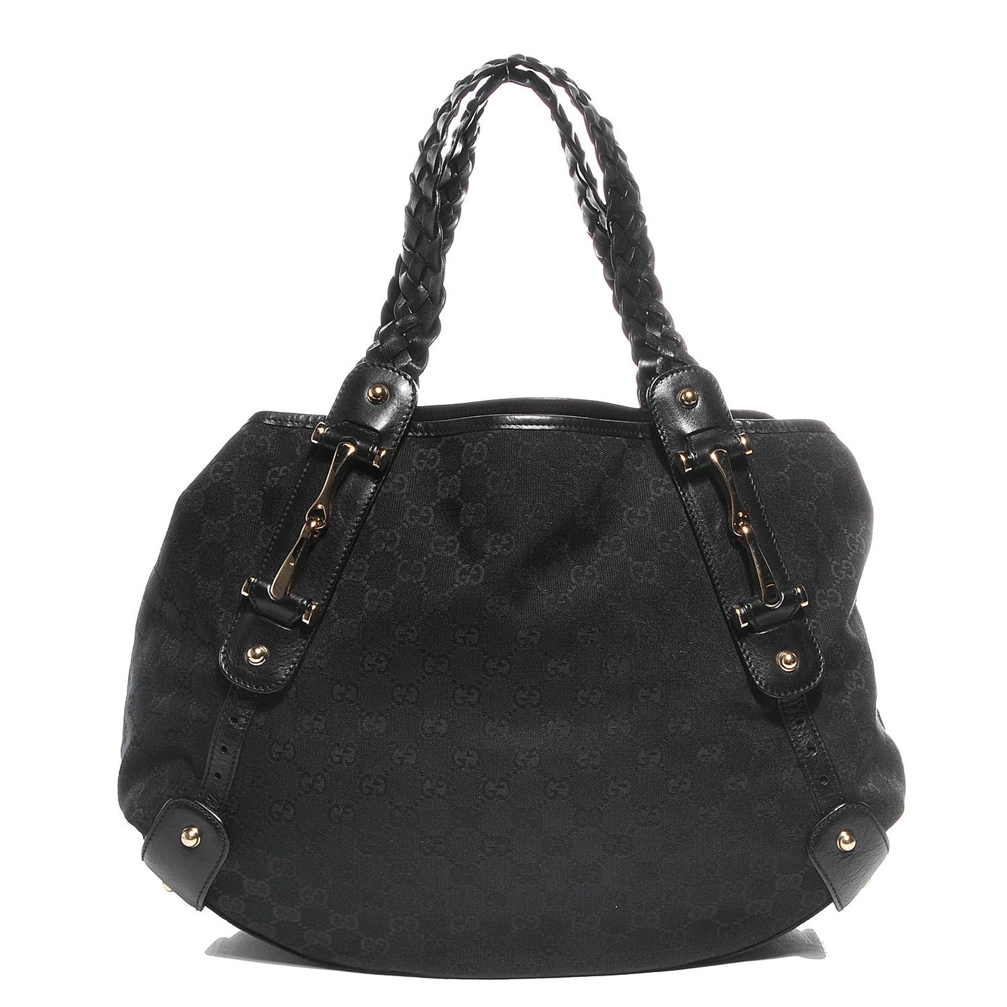 Monogram Medium Pelham Shoulder Bag Black