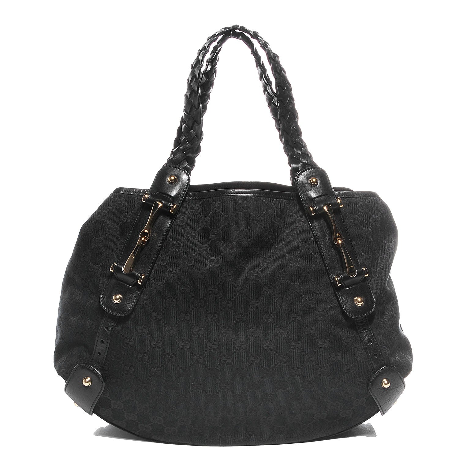 Gucci Monogram Medium Pelham Shoulder Bag Black 1 of 9